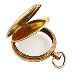 Early 20th century 9ct gold pocket watch case by Eclipse Watch Company, Birmingham 1927