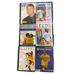 Leeds United football club - over three-hundred home game programmes including 1964/65, 1967/68, 1971/72 etc