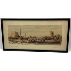Two framed carriage prints from the LNER post-war series, 1945-57 comprising Leigh-on-Sea, Essex after Charles King and Maldon, Essex after Henry J. Denham,  19.5cm x 45.5cm (2)