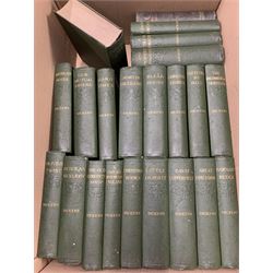 The Works of Charles Dickens, cloth bound pub. Chapman & Hall 1906 in 22 volumes and other works