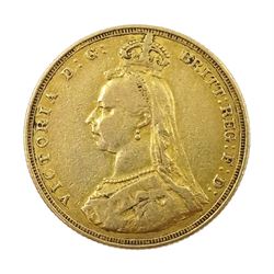Queen Victoria 1887 gold full sovereign