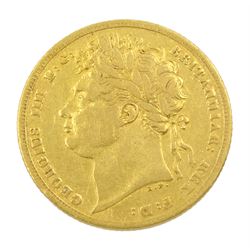 George IV 1822 gold full sovereign coin