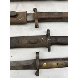 Collection of eight bayonets including Wilkinson 1907 pattern, Remington etc (8)