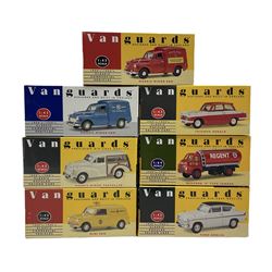 Seven Vanguards 1:43 and 1:64 scale diecast vehicles, Corgi Trackside limited edition set, Days Gone Trackside diecast models, Oxford Roadshow, EFE and others (46)