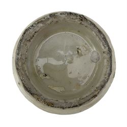Chinese cream glazed jar, possibly Song/Jin Dynasty, H11.5cm 