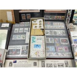 Stamps including Queen Elizabeth II presentation packs, Australia, Barbados, Belgium, Canada, small number of China, Cuba, France, other World stamps etc, in albums and loose