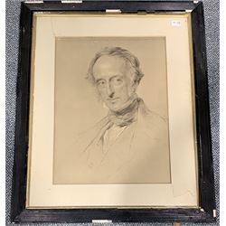 After Richmond - Portrait print of Charles Wood, 1st Viscount of Halifax, two other prints in the same subject and another (4)