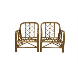 Pair of bentwood armchairs 