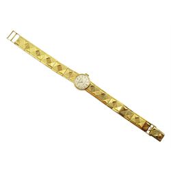 Rolex Precision 18ct gold ladies manual wind bracelet wristwatch, Glasgow import marks 1960 