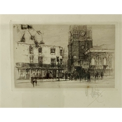 William Walcot (British 1874-1943): 'Chelsea Old Church', etching signed in pencil 9cm x 13cm