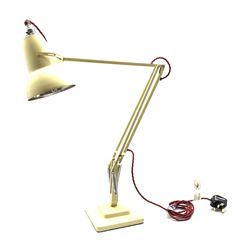 Herbert Terry & Son cream finish Anglepoise lamp, re-wired 