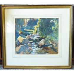  Joseph William Clarke (British 1898-?): 'Wyming Brook', watercolour signed, titled verso 27cm x 32cm  