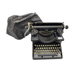 Woodstock typewriter with cover