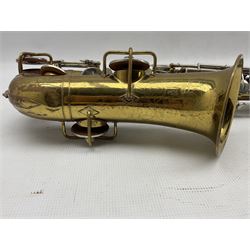 Buescher Elkhart True Tone alto saxophone, low pitch,  No.168649  1924/25, in Yamaha case 