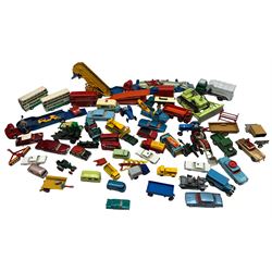 Collection of Corgi, Matchbox, Dinky and other die cast metal model vehicles
