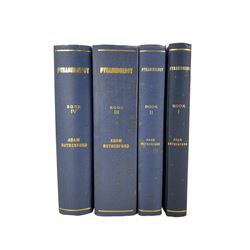 Rutherford, Adam -  'Pyramidology', four volumes, illustrated, fold out plan in blue and gilt boards