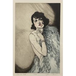Frank Martin (British 1921-2005): 'Lya de Putti', colour etching signed titled and numbered 37/40 in pencil 45cm x 29cm
Notes: Putti was a German actress who made films in Hollywood during the 1920s