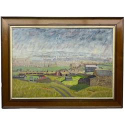 Harold Hemingway (Northern British 1908-1976): 'The Fair Storm', watercolour and gouache signed and dated '53, 50cm x 73cm