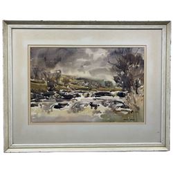 Angus Rands (British 1922-1985): 'In Whafedale', watercolour signed 35cm x 53cm