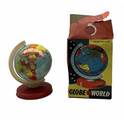 Chad Valley tin plate globe in original box
