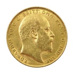 Edward VII 1910 gold full sovereign