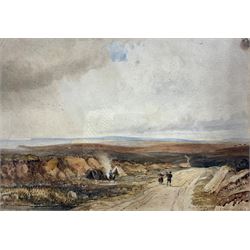 Henry Barlow Carter (Yorkshire 1804-1868): 'Stainton Dale' near Scarborough, watercolour signed and dated 1831, 25cm x 37cm