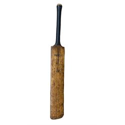 Slazenger Gradidge 'Len Hutton' Autograph cricket bat with facsimile autograph, together with a 1957 Dewsbury Ladies Circle Coffee Morning ticket signed in pen on the reverse by Leonard Hutton