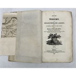 Rev. George Young - A History of Whitby and Streoneshalh Abbey, two volumes published 1817 complete with maps etc in original boards (2)