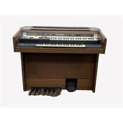  Hammond electric organ, model no. 2822KM serial no. 51384 (W110cm) and a quantity of sheet music,   
