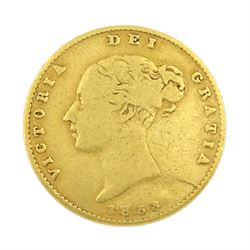 Queen Victoria 1853 gold half sovereign coin