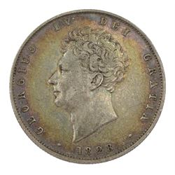 George IV 1828 halfcrown coin