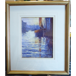 Robert Brindley (British 1949-): 'Venetian Reflections IV', pastel signed, titled verso 25cm x 20cm  