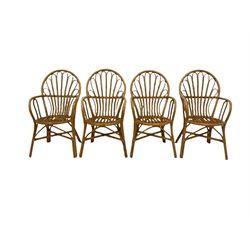 Set four bentwood chairs 