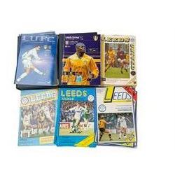 Leeds United football club - over three-hundred home game programmes including, 1989/90, 2005/06, 2006/07 etc