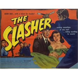 Original Vintage Film Poster - The Slasher (1953) National Screen Service film poster, starring James Kenney and Joan Collins, numbered 53/335, 50cm x 66cm