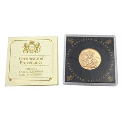 Queen Elizabeth II 2015 gold full sovereign coin