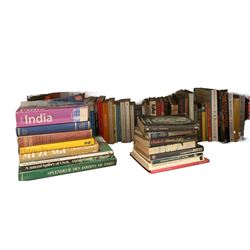 Quantity of assorted books including Biographies, Travel and Novels etc on three shelves
