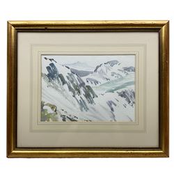 English School (20th Century): Landscape Studies and Boats on the Shore, set of three watercolours unsigned 25cm x 35cm (3)