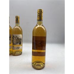 Chateau Doisy-Vedrines Sauternes, Grand Cru Classe 2001, seven bottles
