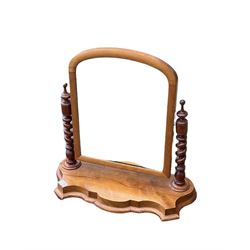 Hardwood swing mirror 