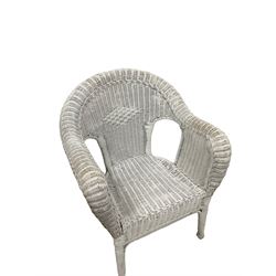 White garden chair
