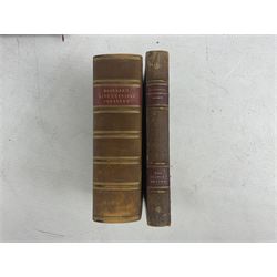 'Maunders Treasury' six volumes, new edition in full calf, 'Nathaniel Hawthorne's Tales'  eight volumes, half calf and marbled boards, top edges gilt and other books (24)