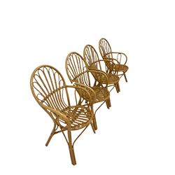 Set four bentwood chairs 