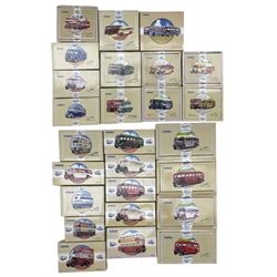 Twenty-six Classic Corgi Commercials limited edition diecast buses including The Buses of Yelloway, The Devon Bus set, The AEC Regal, The Liverpool, The Rochdale and others, all boxed (26)