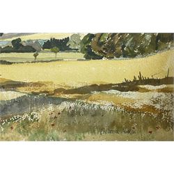 Frederick George Austin (British 1902-1990): Summer Fields, watercolour signed 27cm x 38cm (unframed)
Provenance: direct from the granddaughter of the artist