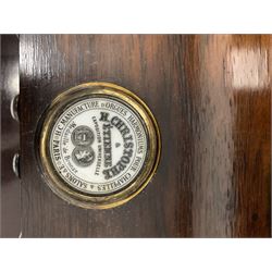 Late Victorian harmonium in rosewood case by Christophe & Etinene of Paris, W117cm