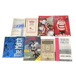 Leeds United football club - approximately four-hundred  away game programmes including, Fulham 27th February 1960, Colchester United Saturday 13th February 1971, Chelsea Saturday 2nd September 1978, championship play-off final Watford Sunday 21st May 2006 etc