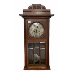 Early 20th century wall clock with German movement 