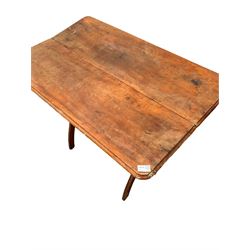 Folding mahogany table