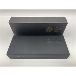 The Royal Mint United Kingdom 2008 silver proof Britannia four coin set, cased with certificate